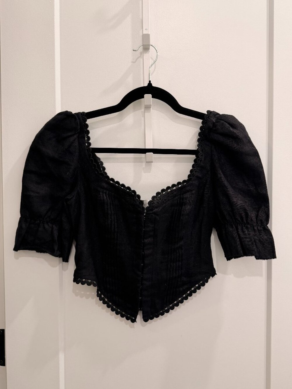 Reformation Simmie Linen Top